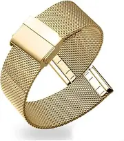 [DAYHOM] Stainless Steel Watch Strap Fit for Huawei Watch Fit for GT Runner/GT 3 GT3 46mm 42mm Fashion Milanese Metal Anti-Fall Durable Bracelet(3,GT Runner)
