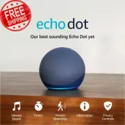 Echo Dot (5Th Gen, 2022 Release) | Smart Speaker with Alexa | Deep Sea Blue
