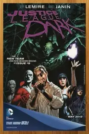 2012 DC Comics Justice League Dark Print Ad/Poster Lemire/Janin Hellblazer Art
