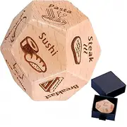 FeBohao Food Decision Dice Games,Funny Date Night Dice Valentine's Day Gifts for Couples Husband Wife Boyfriend Girlfriend