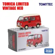 Tomica LV-N249b Subaru Sambar Diaz Classic 96 Year (Red / White)