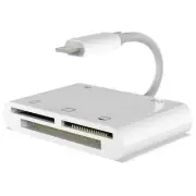 Boost Card Reader Adapter, 6 in 1 Converter Hub Supporting CF, XD, SD, TF/M2,...
