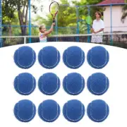 (Blue)12 Pack Tennis Balls Rubber Felt Pressure Training Tennis Balls Practi Dp