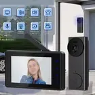 Smart Video Doorbell with 4 3 Inch Display and Wireless Intercom System