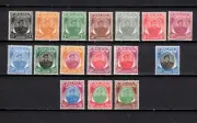 s47473 MALAYA JOHORE 1949/55 MNH** Def. Sultan Sir Ibrahim 15v $1.00 $2.00 $5.00