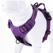 juxzh Truelove Soft Front Dog Harness .Best Reflective No Pull Harness with Hand