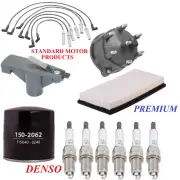 Tune Up Kit Filters Cap Wire Spark Plugs Fit DODGE RAM 1500 V6; 3.9L 1994-2001