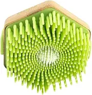 IWOWHERO Body Brush Shower Brush for Body Bath Brush for Shower Body Scrubber Shower Scrubber for Body Scrub Brush for Shower Silicone Scrubber Body Scrubber for Body Washing Wooden