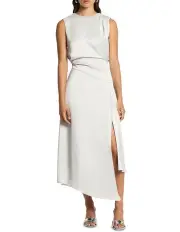 [Sass & Bide] Vague Love Midi Dress in Silver