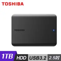 在飛比找PChome24h購物優惠-【Toshiba 東芝】Canvio Basics A5 1
