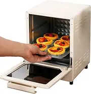 15L Mini Oven, 750W Countertop Electric Cooker & Grill with 70-250 ℃ Adjustable Temperature and 60 Min Timer, Portable Microwave Air Fryer for Baking Cooking Roasting Grilling