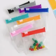 7pcs Reusable Pill Pouch Zipper Bags Moisture-Proof Storage Pill Bag P5I1