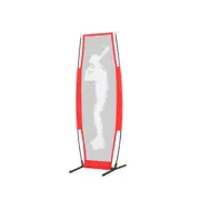 Baseball Pitching Kit With Rack Rebound Net Softball Training Aid