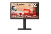 LG 24' IPS FHD 1920 x 1080, USB-C (PD65w) 100Hz 5ms, AMD FreeSync 16:9 Tilt/Height/Swivel/Pivot (Bi-direction) adjustable stand, 3yrs Monitor