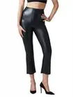 Commando faux leather crop flare pant size M