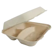World Centric's 9x9x3 in Clamshell - 3-Compt - - - Case of 300