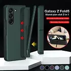 For Samsung Galaxy Z Fold 6 5 Fold 4 3 Rugged Bracket Stand Holder Case + S Pen