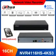 Dahua NVR4116HS-4KS3 16CH Compact 1U 1HDD Lite Network Video Recorder New