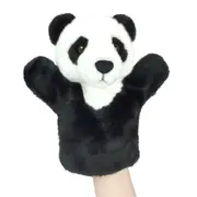 Lil Friends 26cm Panda Animal Hand Puppet Kids/Children Soft Plush Toy Black 0m+