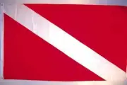 DIVE FLAG diving gear flags scuba 3 x 5 banners snorkle ocean water new tapestry