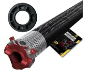 Garage Door Torsion Spring 218x1.75x28- RED for LEFT SIDE with Nylon Bushing
