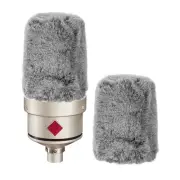 Geekria Furry Windscreen Cover for Sennheiser MK 4, MK 8, TLM 103 (2 Pack)