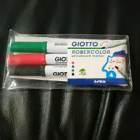在飛比找蝦皮購物優惠-全新 義大利 GIOTTO 兒童專用白板筆 三色入