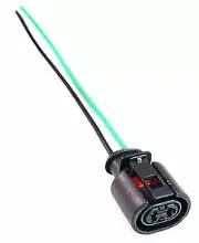 VW ABS SPEED SENSOR CONNECTOR 357973202 PRE WIRED FREEPOST + FREE FINISHING KIT
