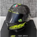 羅西 ROSSI VR46 1/5 AGV TEST 2012 安全帽 頭盔 模型 MOTOGP