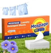 Laundry Detergent Sheets - 50 Sheets Up To 100 Loads Fresh Scent Laundry Sheets