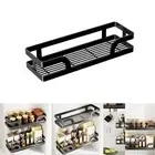 Stylish and Functional Stainless Steel Wall Mounted Spice Rack Organizer