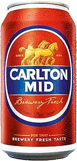 Carlton Mid Strength Beer Cans, 375 ml (Pack Of 30)