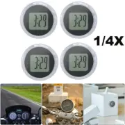 1/4X Mini Motorcycle Digital Clock Watch Stick on Motorbike Display Waterproof