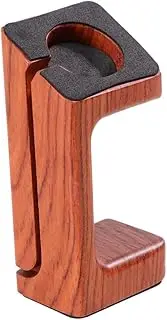 Gatuida Wooden Rosewood Smart Charging Dock Station Elegant Hand Holder for Durable and Lightweight Design for Bedroom Study and Home Decor