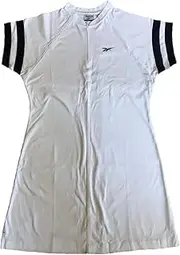 [adidas] Reebok Women's Tennis Polo Shirt Skirt - White, Navy, X-Large