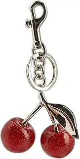 [Zhoxod] Cherry Keychain Bag Charms -Made of Resin Alloy Material，Fashion Enthusiasts Cherry Charm for Purse Accessories