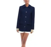 LOVE Moschino Wool Blend Mid coat Size 40 US Small To Medium