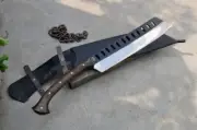 Custom Handmade Carbon Steel Ultimate Large Cleaver Chopper Machete SwordHunting