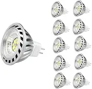 CYLED 6W Mr16 Led Lamps, 50W Halogen Lamp Equivalent, 500Lm, Warm White, 3000K, 60 Beam Angle, Led Spot Light Bulbs,Pack of 10 Units