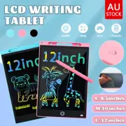 LCD Writing Tablet Drawing Board Colorful Handwriting Pad Kids 8.5"/ 10"/ 12" AU