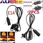 HimalayanSalt Lamp Power Cord Cable E14 Dimmable ON/OFF Button Control Bulb
