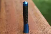 BLUE Mazda3 SP23 Mazda5 Mazda6 CX7 Stubby Bee Sting Carbon Fiber Antenna Aerial