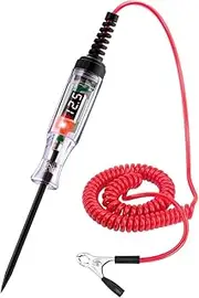 Test Light Automotive 5-90V Digital LED Circuit Tester with Voltage Display, Auto Bidirectional Voltage Tester