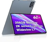 [CWOWDEFU] Android Tablet 4G LTE, 10-Inch Unlocked Tablet with Sim Card Slot,Phablet,Features 2K (1920 * 1200) Incell Screen,256 GB ROM,16 GB RAM,Bluetooth,GPS,All Mantel Made