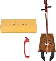 Miniature Musical Instrument Model Classical Hand Made Ethnic Musical Instrument with Case Stand for Chinese Instrument Model National