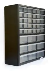 NNEDSZ Cabinet Drawers 39 Plastic Tool Box Containers Organiser Cupboard