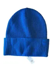 GAP Kids Boys Unisex Beanie Knit Cap Ribbed Blue Size L XL