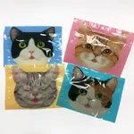 日本 FELISSIMO YOU+MORE 舌頭忘了收的貓咪 夾鍊袋