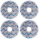 4 Pack Mop Pads for Ecovacs Deebot X1 Omni & Ecovacs Deebot X1 Turbo Robot Vacuu