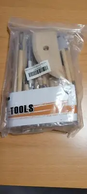 eoocvt 30pcs Wood Handle Pottery Sculpting Clay Carving Modeling DIY Craft Tool